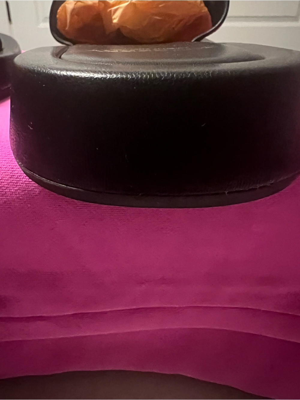 AUTHENTIC BURBERRY Black Mesh Logo Slide Sandal. - Picture 13 of 14